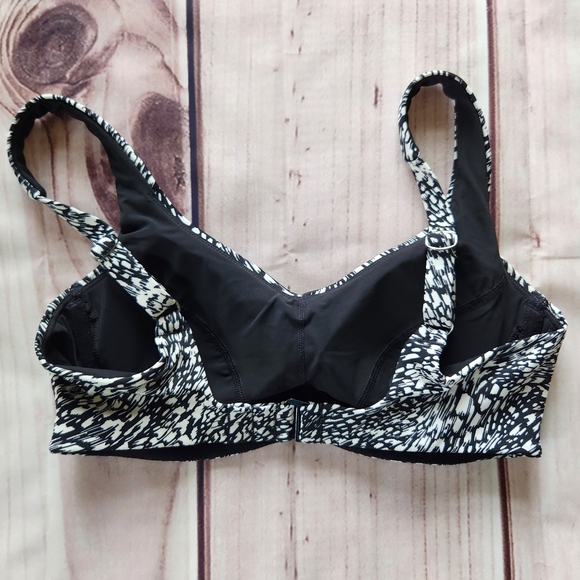 Athleta "Bondi Bra Cup Bikini Top" In Animalia Sea Salt | Women's Size 34 B/C - Picture 6 of 8